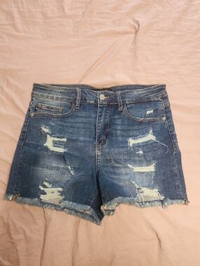 Judy Blue Distressed Jean Shorts